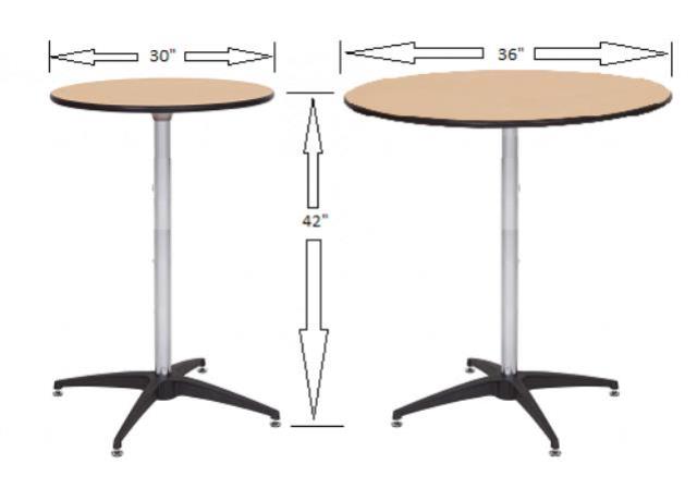 Rental store for COCKTAIL TABLES in New Haven CT